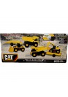 Cat dump truck met wiel lader