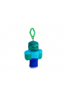 Minecraft clip on plush blauw