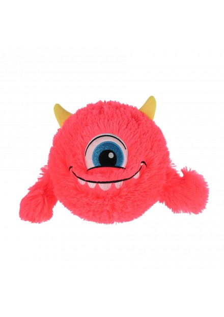 Bal Bouncing Furry  monster 23cm Blauw