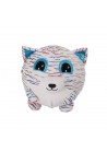 Pluchiez Bal bouncing furry kitty friendti 23 cm  wit