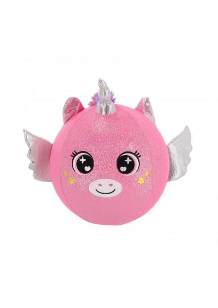 Pluchiez Bal bouncing furry kitty friendti 23 cm  wit