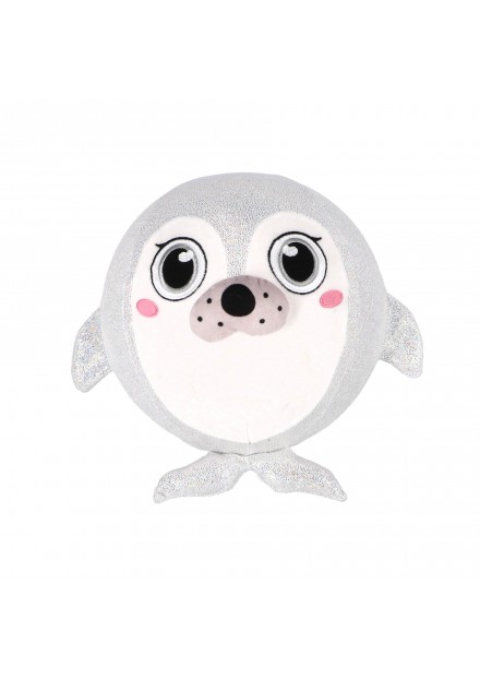Pluchiez Bal bouncing furry kitty friendti 23 cm  wit