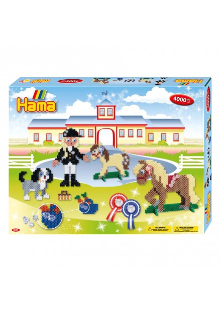 Hama strijkkralen set paardenshow 4000 delig Hama strijkkralen set paardenshow 4000 delig