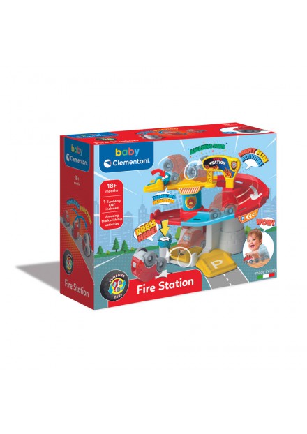 Clementoni baby Garage brandweerkazerne licht en geluid
