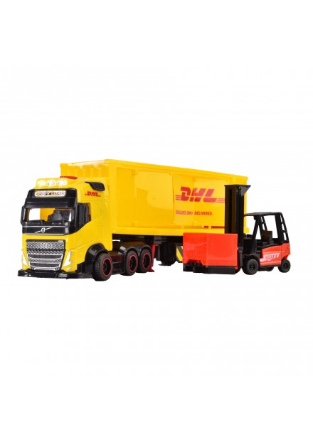 Dickie Toys vrachtwagen DHL met heftruck met licht en geluid