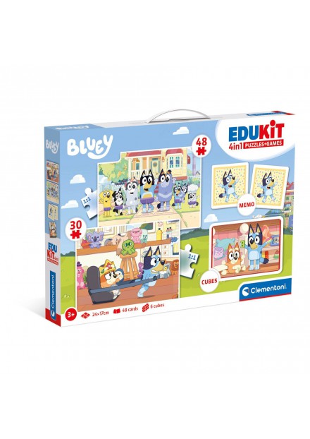 Clementoni Spel edukit 4 in 1 Bluey