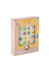 Tablet hout b/o geel