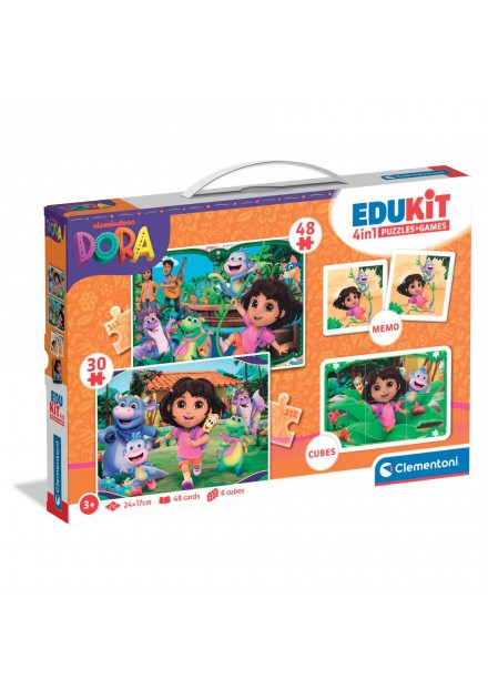 Clementoni Spel edukit 4 in 1 Dora The Explorer