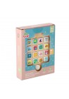 Tablet hout b/o blauw