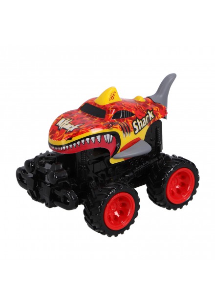 Monstertruck met licht en geluid blauw