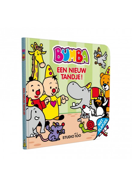 Bumba kartonboek met flapjes: Een nieuw tandje