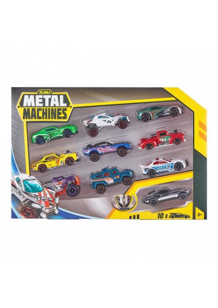 Zuru Metal Machines Diecast Auto's 10 Pack groen