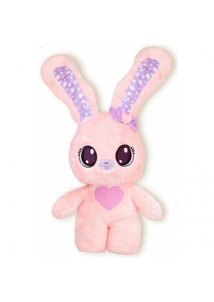 PeekaPets bunny kiekeboe knuffel rose