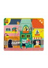 SES houten puzzel met slotjes
