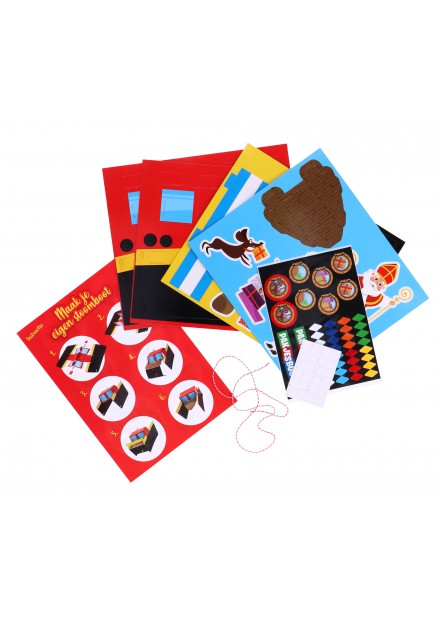 Sint knutselset stoomboot