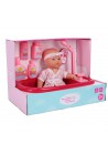 My Beautiful Dollsroom poppenbadje met douchefunctie, pop en set van 5 accessoires