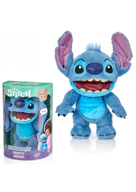 Disney Chatty Stitch Deluxe Puppetronic 32 cm Disney Chatty Stitch Deluxe Puppetronic 32 cm