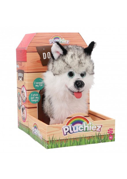Pluchiez blaffende husky hajko