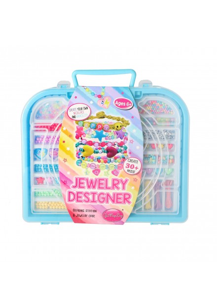 Kralenset armbanden maken mega  blauw