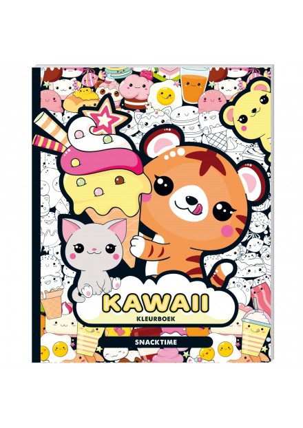 Kawaii Kleurboek Snacktime