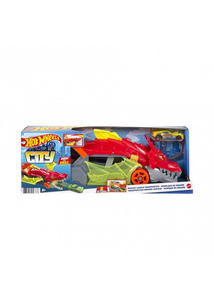 HOT WHEELS draak lanceer TRANSPORTWAGEN