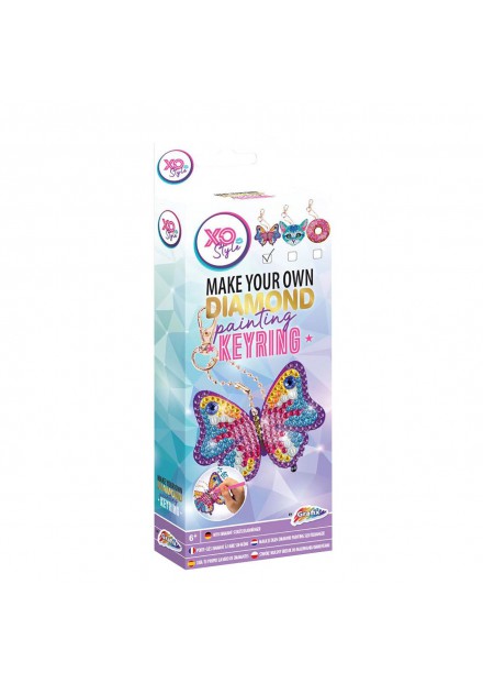 Diamond Painting Sleutelhanger Maken vlinder