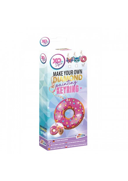 Diamond Painting Sleutelhanger Maken donut