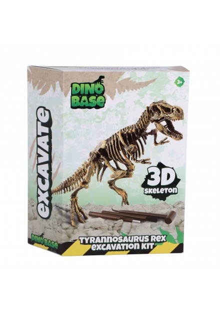 Dinobase Dino uitbikken T-Rex 3D set