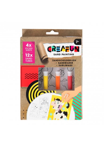 Creafun zand schilderen compleet boerderij