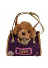 Pluchiez pluche hond in tasje