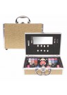 Make up koffer middel goud Make up koffer middel goud