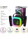 Karaoke duo set 2 micro's + speaker