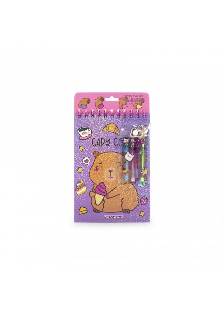 Dream Pop Schets en Stickerboek Capibara Dream Pop Schets en Stickerboek Capibara