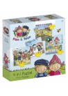 Fien & Teun 4-in-1 Puzzel