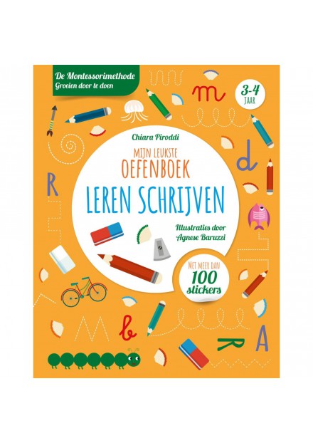 Boek Mijn Leukste Oefenboek Leren Schrijven 3-4 jaar