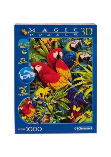 Clementoni Puzzel 1000 stukjes  tijger