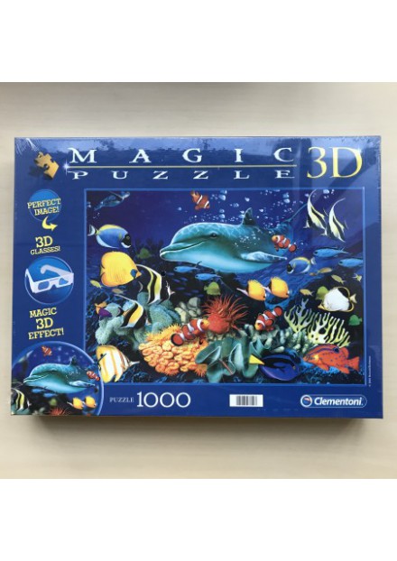 Clementoni Puzzel 1000 stukjes  tijger