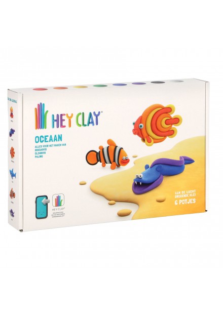 Hey clay klei Oceaan 3 figuren