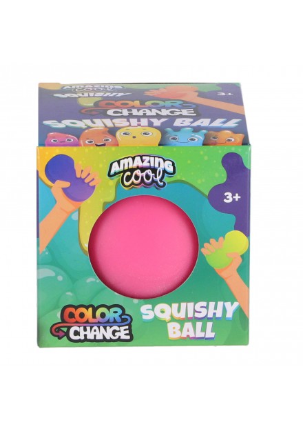 Amazing Cool Fidget Squishy Color Change Bal 6,5 Cm rose Amazing Cool Fidget Squishy Color Change Bal 6,5 Cm rose