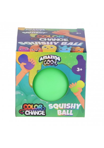 Amazing Cool Fidget Squishy Color Change Bal 6,5 Cm groen Amazing Cool Fidget Squishy Color Change Bal 6,5 Cm groen
