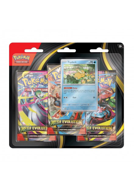 Pokémon - ME01 Mega Evolution 3-Pack Blister psyduck