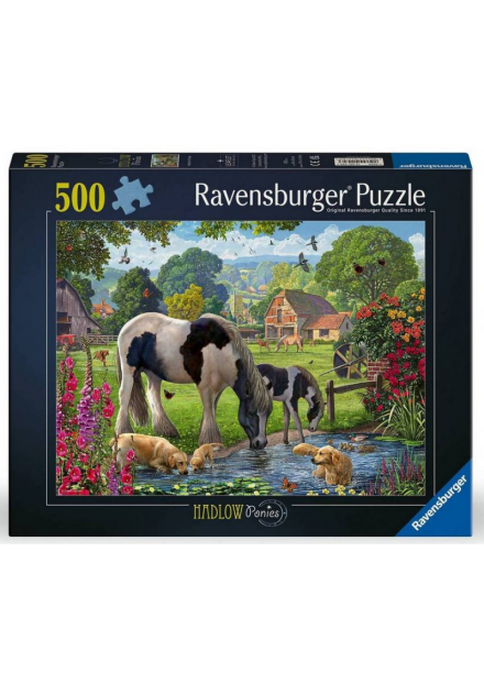 Ravensburger Puzzel 500 stukjes - Hadlow Ponies
