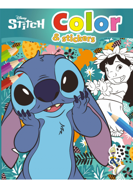 Walt Disney color and stickers - Stitch