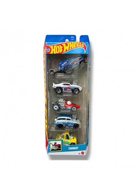 Hot Wheels Auto Diecast 5-Pack  Tooned JBJ85