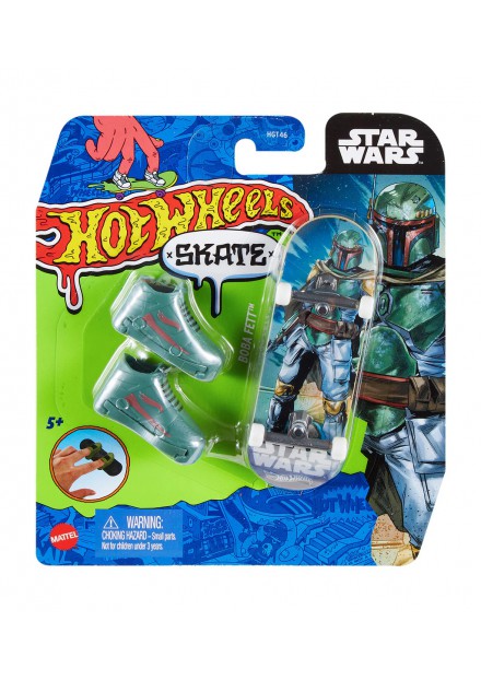 Hot Wheels Skate Fingerboard + Schoen  BO BA feti Star wars Hot Wheels Skate Fingerboard + Schoen  BO BA feti Star wars