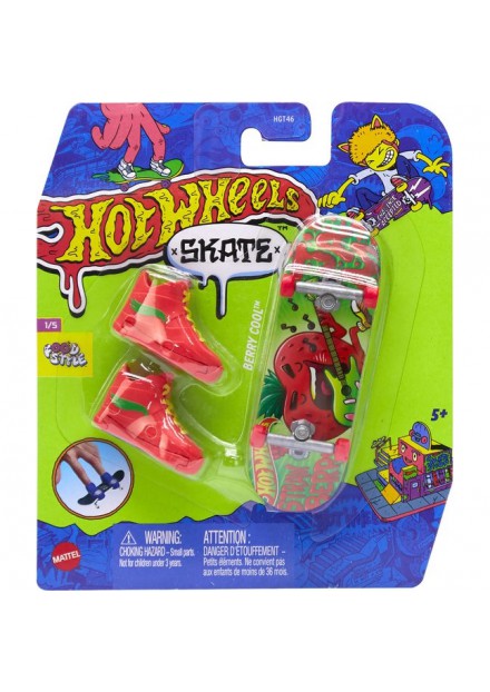 Hot Wheels Skate Fingerboard + Schoen  Berry cool Hot Wheels Skate Fingerboard + Schoen  Berry cool
