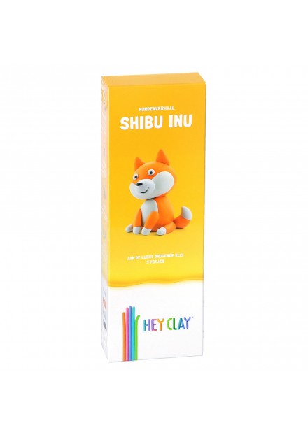 Hey clay honden figuur  geel