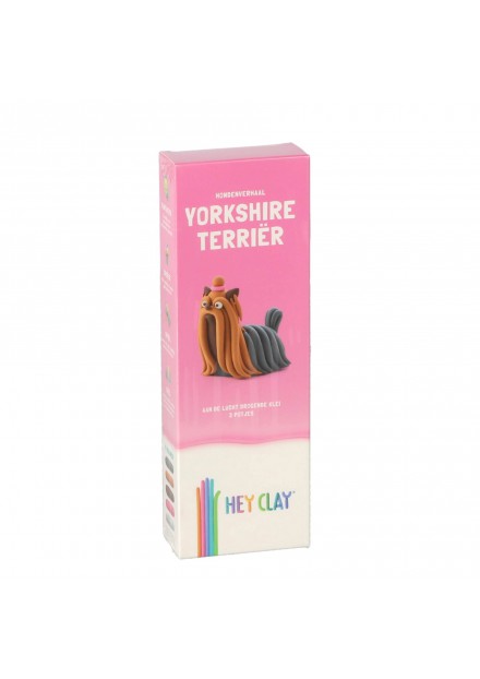 Hey clay honden figuur yorkshire terrier