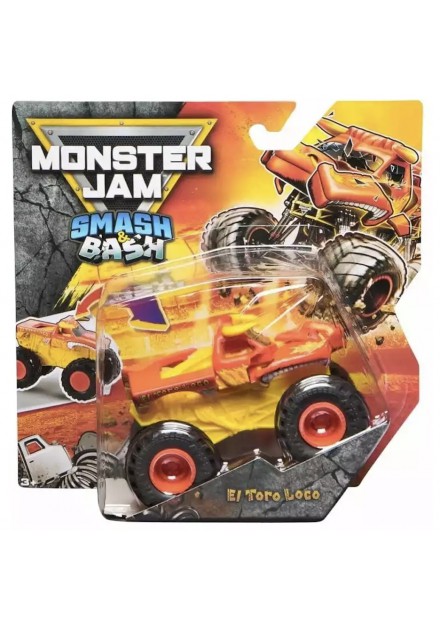 Monster Jam 1:64 Smash & Bash 1pack EL toro loco