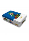 Super Mario Sticker 2 Slim Tin blauw
